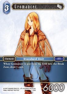 Geomancer (Female Unit) - Opus I - Final Fantasy TCG card