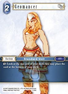 Geomancer (Male Unit) - Opus I - Final Fantasy TCG card