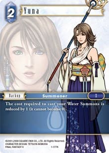 Yuna - Opus I - Final Fantasy TCG card