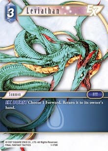 Leviathan EX - Opus I - Final Fantasy TCG card