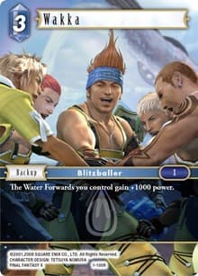 Wakka - Opus I - Final Fantasy TCG card