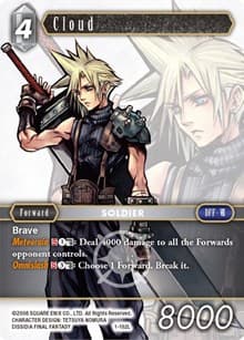 Cloud (Legend) - Opus I - Final Fantasy TCG card