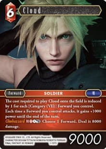 Cloud (Starter) - Opus I - Final Fantasy TCG card