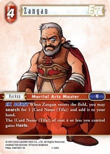 Zangan EX - Opus I - Final Fantasy TCG card