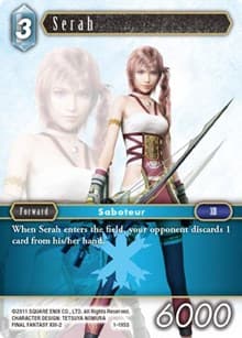 Serah (Starter) - Opus I - Final Fantasy TCG card