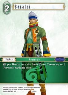 Baralai - Opus I - Final Fantasy TCG card