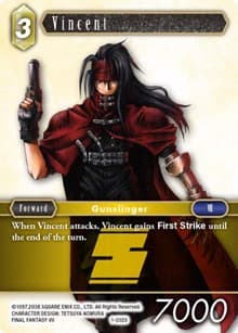 Vincent (Starter) - Opus I - Final Fantasy TCG card