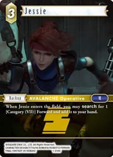 Jessie - Opus I - Final Fantasy TCG card