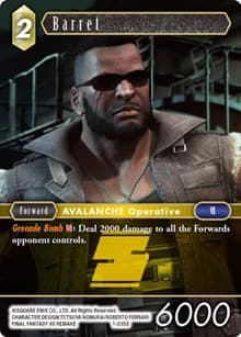 Barret (Starter) - Opus I - Final Fantasy TCG card