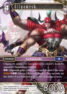 Gilgamesh (Starter) - Opus I - Final Fantasy TCG card
