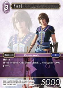 Noel - Opus I - Final Fantasy TCG card