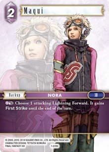 Maqui - Opus I - Final Fantasy TCG card