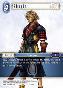 Shuyin EX - Opus I - Final Fantasy TCG card