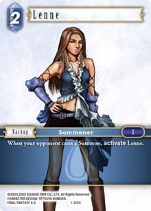 Lenne - Opus I - Final Fantasy TCG card