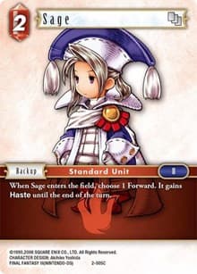 Sage (Luneth) - Opus II - Final Fantasy TCG card