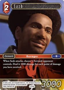Sazh - Opus II - Final Fantasy TCG card