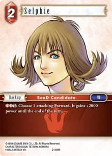 Selphie - Opus II - Final Fantasy TCG card