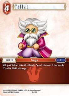 Tellah - Opus II - Final Fantasy TCG card
