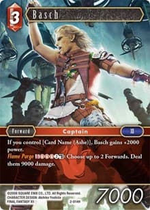 Basch - Opus II - Final Fantasy TCG card