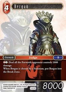 Bergan - Opus II - Final Fantasy TCG card