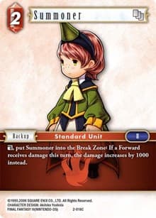 Summoner (Arc) - Opus II - Final Fantasy TCG card