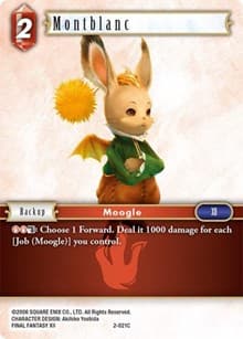 Montblanc - Opus II - Final Fantasy TCG card