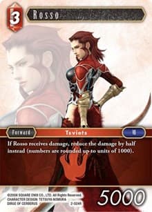 Rosso - Opus II - Final Fantasy TCG card
