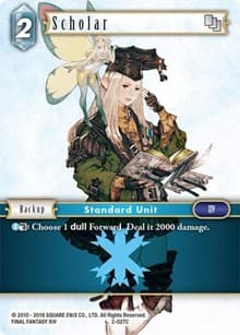 Scholar - Opus II - Final Fantasy TCG card