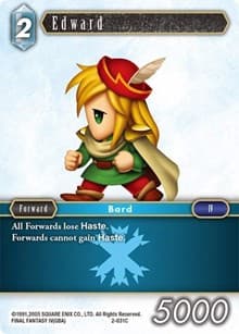 Edward (Common) - Opus II - Final Fantasy TCG card