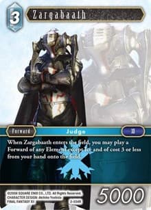Zargabaath - Opus II - Final Fantasy TCG card