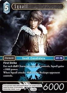 Squall - Opus II - Final Fantasy TCG card