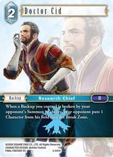Doctor Cid - Opus II - Final Fantasy TCG card