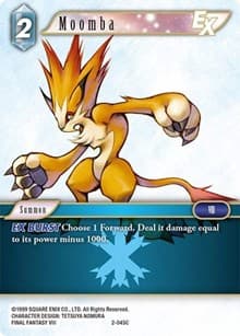 Moomba EX - Opus II - Final Fantasy TCG card