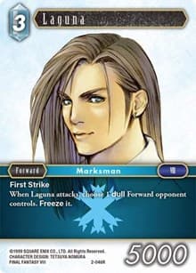 Laguna - Opus II - Final Fantasy TCG card