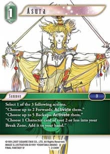 Asura - Opus II - Final Fantasy TCG card