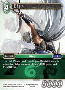 Edge (Hero) - Opus II - Final Fantasy TCG card