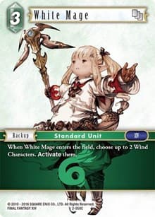 White Mage - Opus II - Final Fantasy TCG card