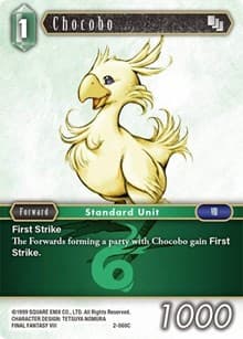 Chocobo - Opus II - Final Fantasy TCG card