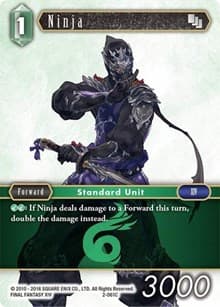 Ninja - Opus II - Final Fantasy TCG card