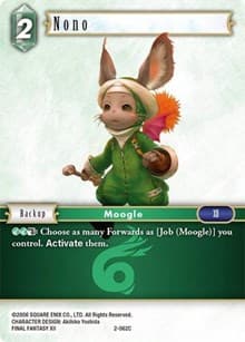 Nono - Opus II - Final Fantasy TCG card