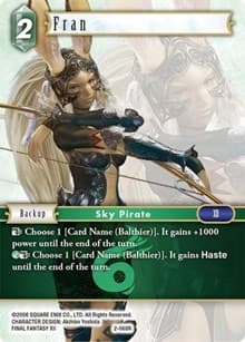 Fran - Opus II - Final Fantasy TCG card