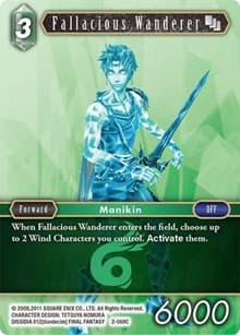 Fallacious Wanderer - Opus II - Final Fantasy TCG card