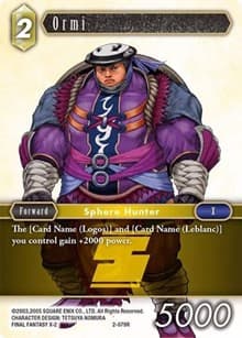 Ormi - Opus II - Final Fantasy TCG card