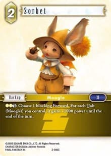 Sorbet - Opus II - Final Fantasy TCG card