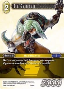 Ba'Gamnan - Opus II - Final Fantasy TCG card