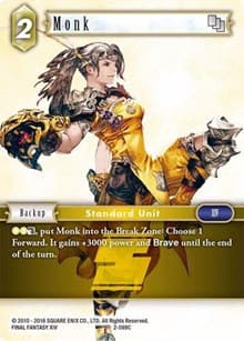Monk - Opus II - Final Fantasy TCG card