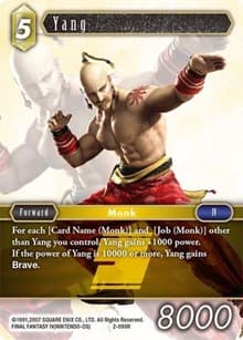 Yang (Rare) - Opus II - Final Fantasy TCG card