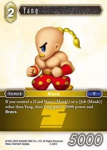 Yang (Common) - Opus II - Final Fantasy TCG card