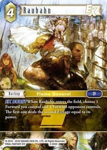 Raubahn EX - Opus II - Final Fantasy TCG card
