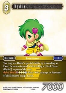 Rydia - Opus II - Final Fantasy TCG card